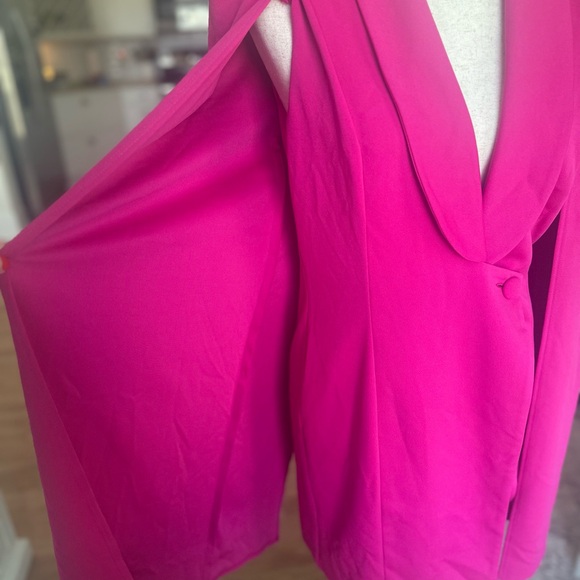 Katie May Fuchsia Cape Mini Dress - Picture 8 of 10